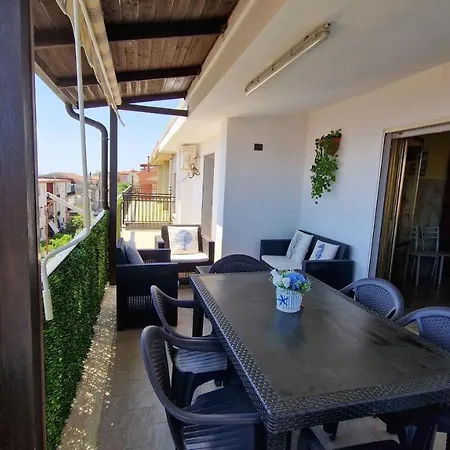 Apartment Blue Horizon - Seaside 120m To The Beach - Air Conditioning - Wi-fi - View - Free Parking Santa Caterina Dello Ionio Marina