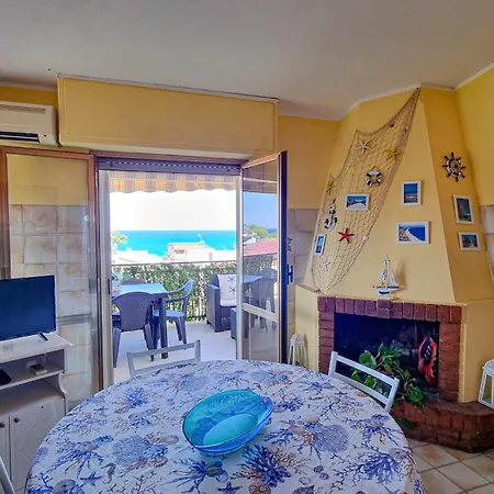 Blue Horizon - Seaside 120m To The Beach - Air Conditioning - Wi-fi - View - Free Parking Apartment Santa Caterina Dello Ionio Marina